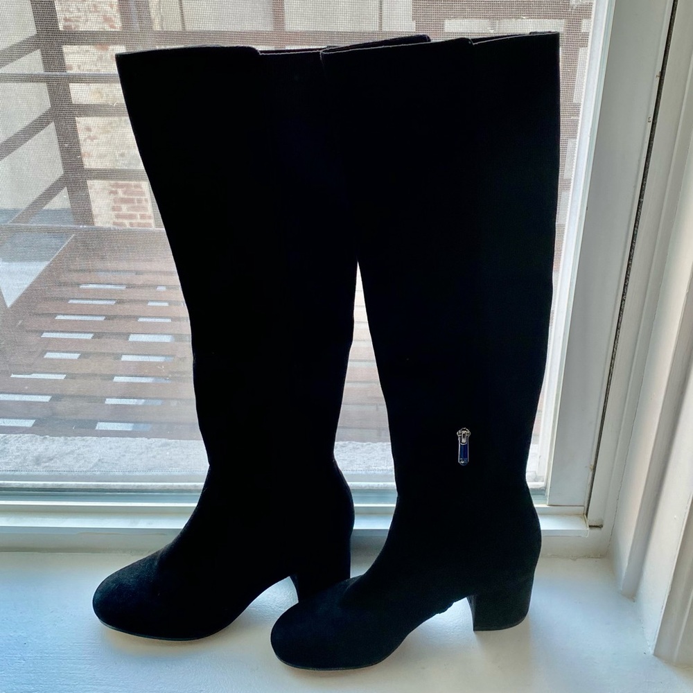 Sam Edelman Knee High Suede Boots - VALDA - size 7 Like New Condition